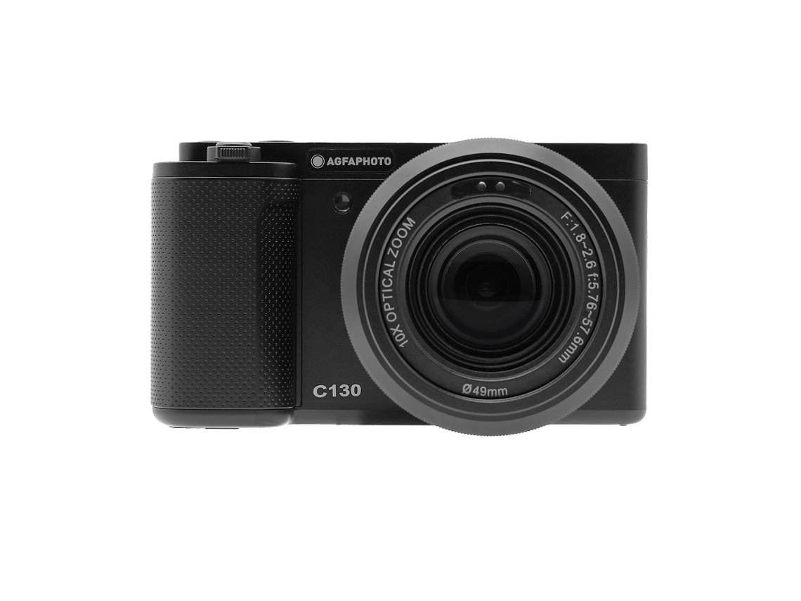 Cámara digital compacta AGFAPHOTO Realishot C130, sensor CMOS, pantalla táctil LCD de 2,8", estabilización de imagen
