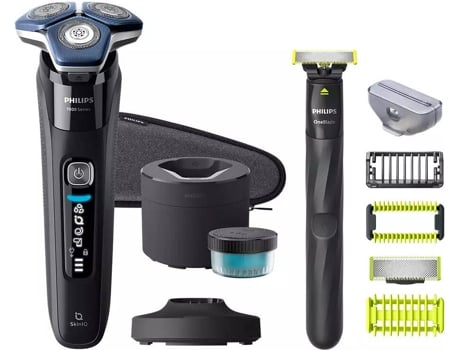 Máquina de Afeitar PHILIPS S7886/78 Rotativa (Autonomía: 60 min - Batería)