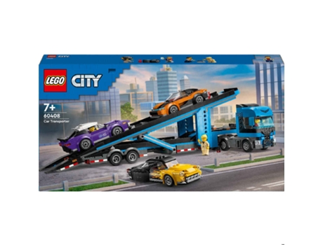 LEGO City Camión Transportador de Coches con Coches Deportivos 60408