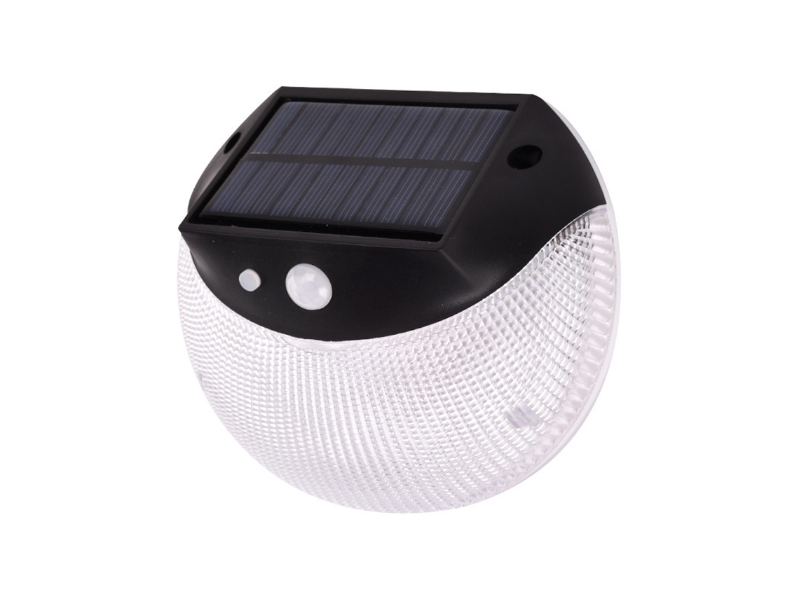 Iluminación Solar Para Terrazas, Apliques De Pared Redondos, Luz Inalámbrica Exteriores Con Inducció