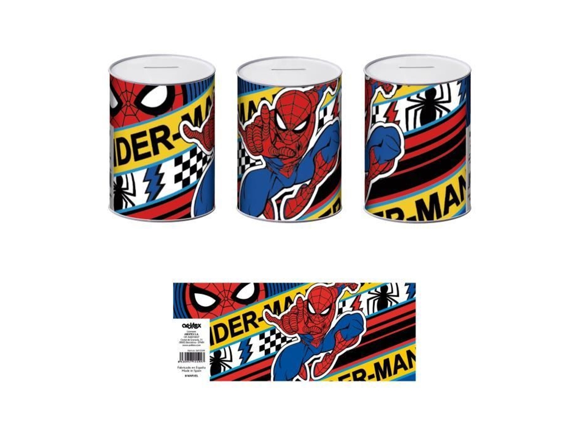 Hucha de Metal de Spider-Man 7,5 x 7,5 x 10 cm