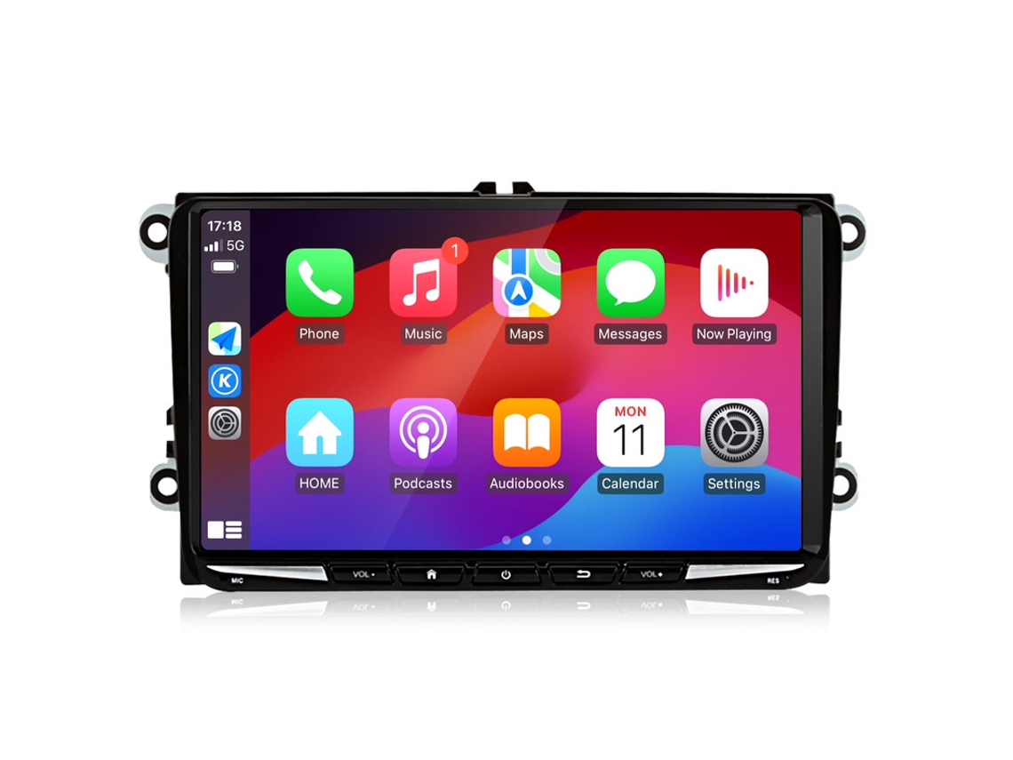 Gps Rádio Automóvel De 9 Polegadas Para Volkswagen, Skoda, Seat, Navegação Gps, Carplay, Dab, Swc, Wi Fi, 4g Lte, 4g64g, Android 13