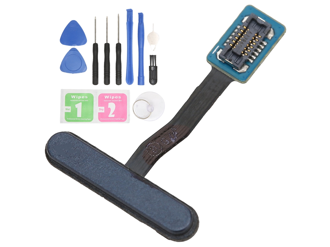Cabo Flex Botão Home Com Identificação Digital Touch Para S10e G970 Substituição Preto