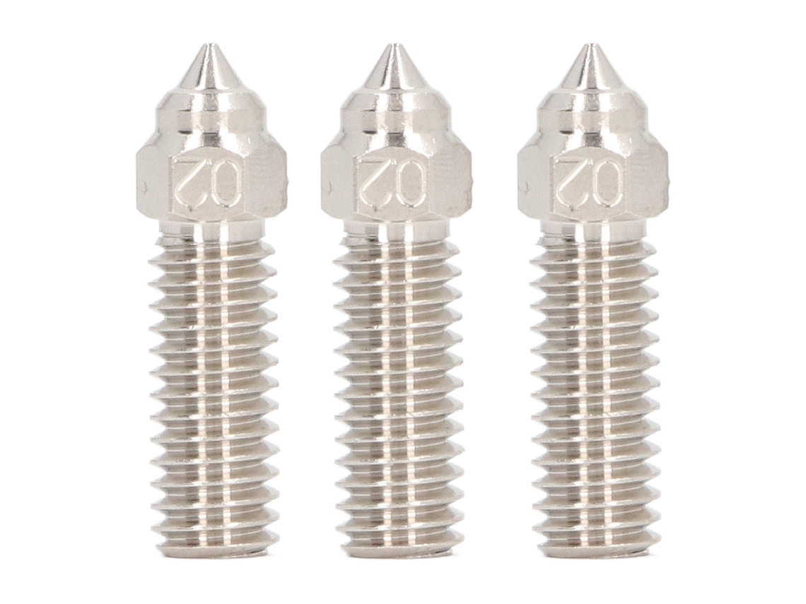 3 Boquillas De 0,4 Mm Con Rosca M6, De Cobre Cr Zr De Alta Conductividad Térmica Para Impresora 3d K1