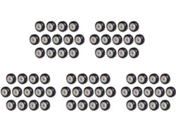65 Piezas De Poleas Pom Para Impresora 3d, Ruedas 625zz Con Rodamiento Lineal Ulley Roller