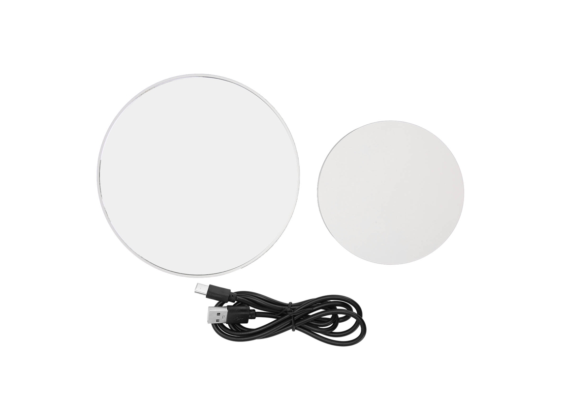 Expositor giratorio de 360 grados de plástico y vidrio, plataforma giratoria eléctrica motorizada con cable USB para exhibición de productos fotográficos.