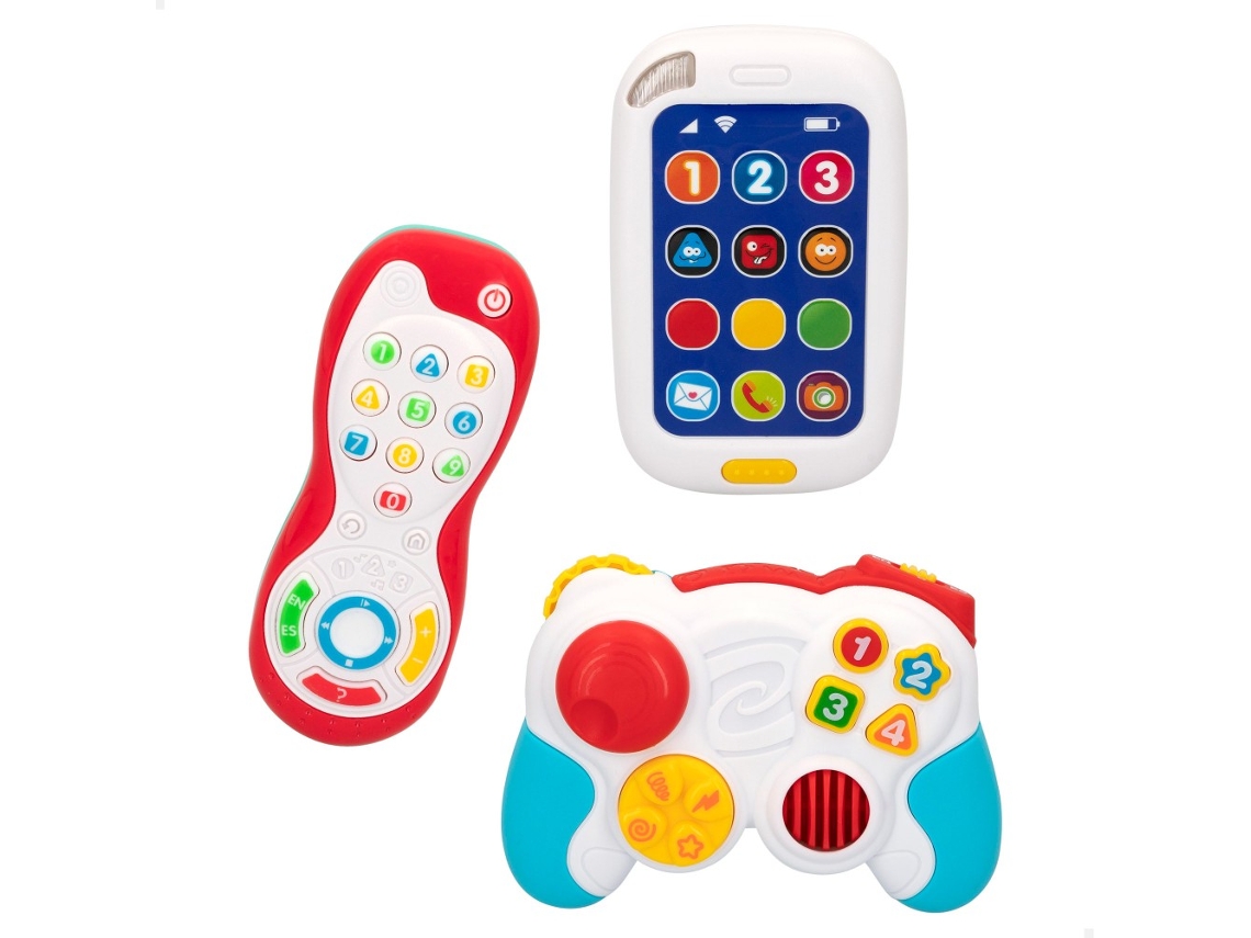 COLORBABY Play - Juguete musical bebé, Juguetes primera infancia, mando  juguete, idioma española e ingles, +12 meses (46744)