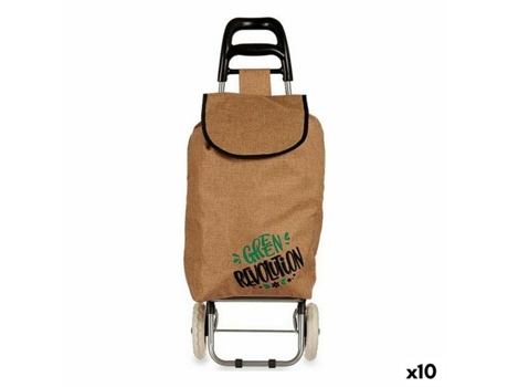 Carro de Compra Marrón 3,3 L 36x95x35 cm (10 Unidades)