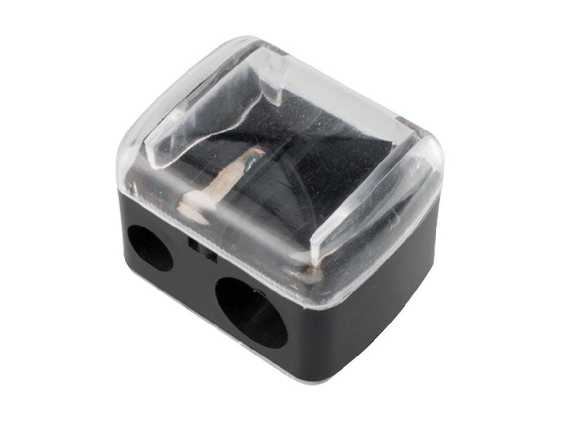 Sacapuntas Para Lápices De Cejas, Práctico Sacapuntas, Herramienta Esencial, Afilado, Abs Y Acero Inoxidable, Para Lápices De Maquillaje.