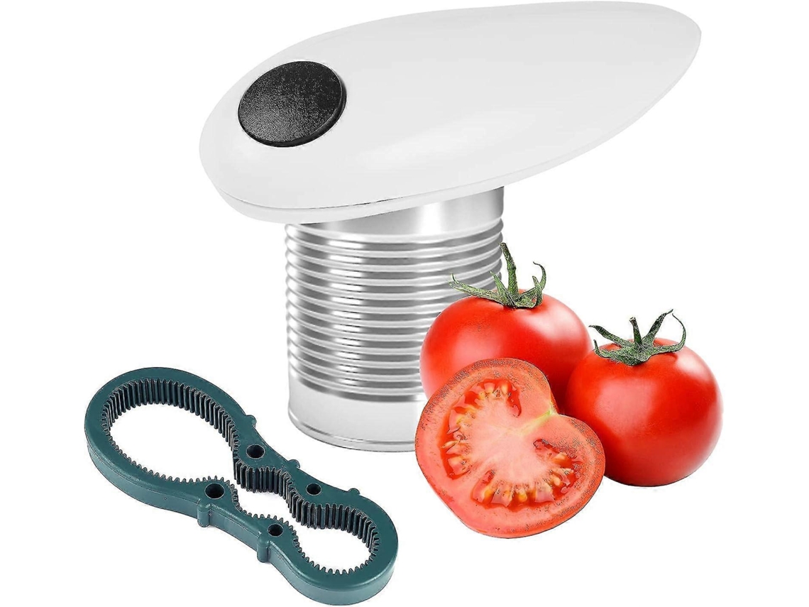 Abrelatas eléctrico automático con interruptor de un toque, abrelatas manos libres, abrelatas de cocina Wg Nostalgia88