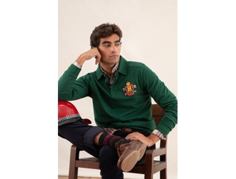 Polo de Hombre THROTTLEMAN Nan Verde (2XL)
