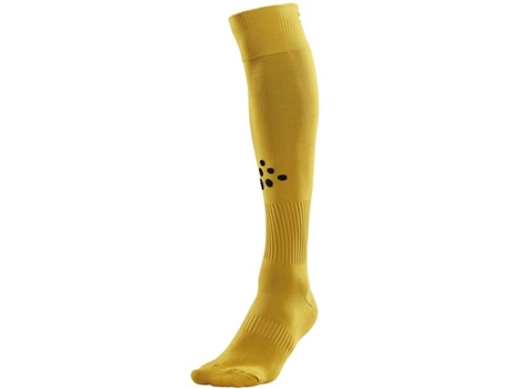 Calcetines para Hombre CRAFT Squad Solid Amarillo para Fútbol (EU 37 - 39)