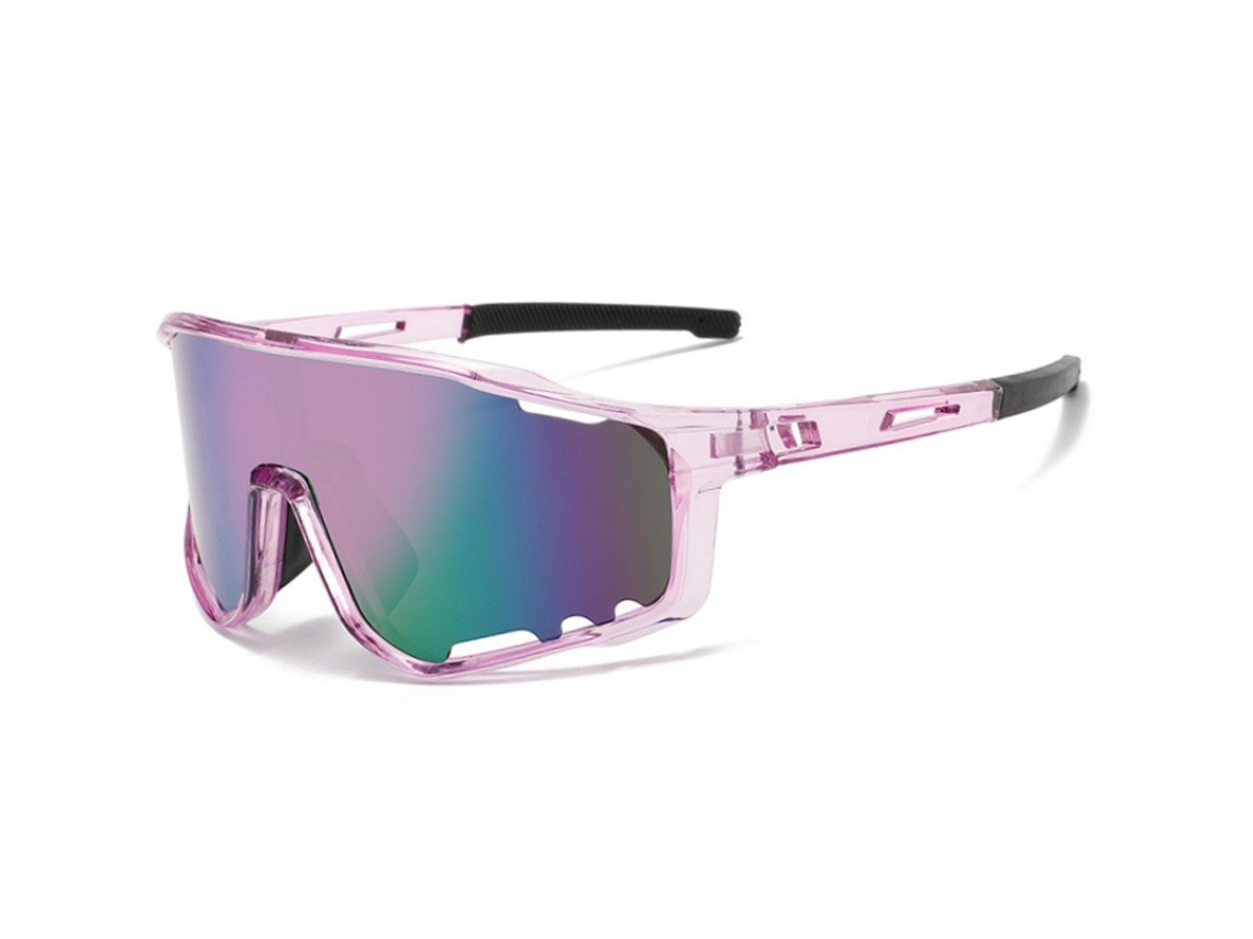 Óculos De Sol Para Ciclismo À Prova De Vento Uv400 Para Homens E Mulheres Óculos Esportivos Ao Ar Livre (roxo)