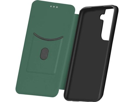 Carcasa Samsung Galaxy S21 Plus AVIZAR Cartera Carbono Verde