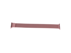 Correa de reloj de malla de acero inoxidable con cierre magnético, rosa, 38-41 mm