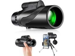 Telescopio monocular Chennnls 12x50 de alta potencia con prisma Bak4 para adultos y niños, ideal para observación de aves, resistente al agua, ideal para acampar