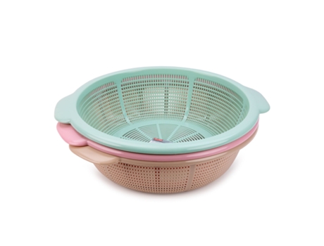 PLASTIC FORTE Lote de 3 Escurridores Multifuncionales de 31 Cm Surtido Vrm
