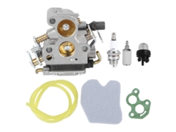 Kit De Carburador, Filtro De Aire, Bola Y Cebador Para Motosierras Husqvarna 235, 240, 236, 235e, 240e Y 236e.