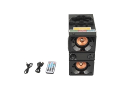 Mini subwoofer Bluetooth multifuncional con 4 altavoces magnéticos de rango completo, altavoz inalámbrico con Chennnls