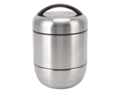 Caja De Almuerzo De Acero Inoxidable Con Aislamiento Bento 4 Capas Apilables Para Viajes Al Aire Libre