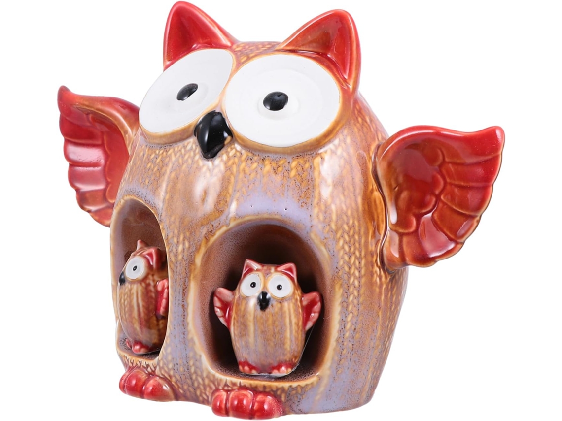 Bonita Decoración De Búho, Adorable Búho, Bote De Ahorro Para Niños, Dibujo