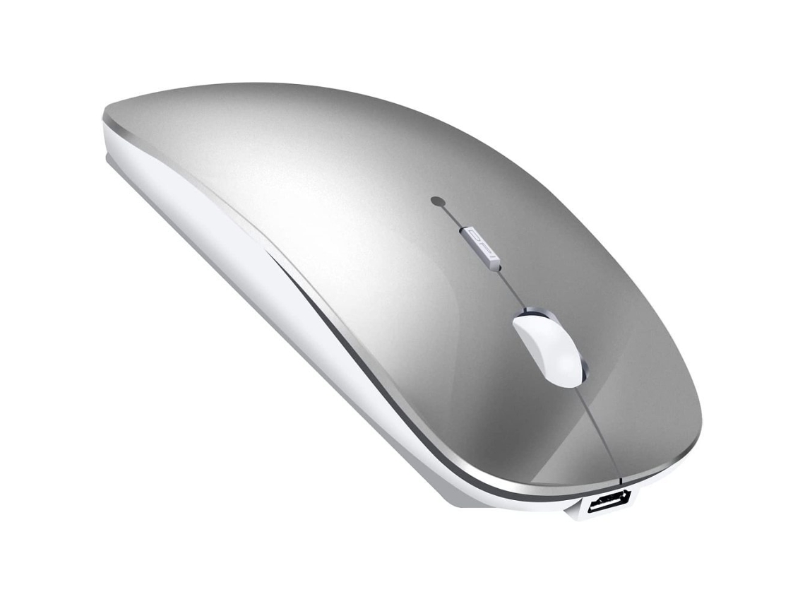 Mouse Bluetooth Recarregável Para Laptop Tablet Macbook/Ipad/Iphone Ios2 Ou Posterior Ergonômico E Silencioso 