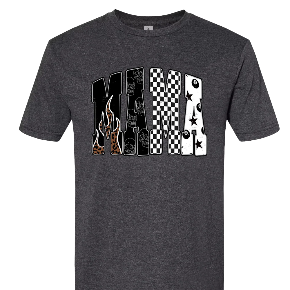 Trendy Rockstar Mama T-shirt Unisex Rockinstone Size:xxl