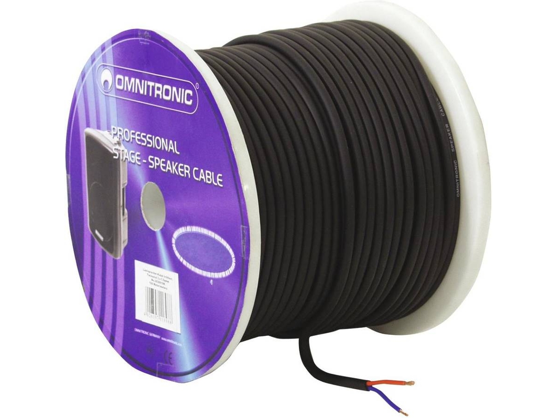 Cable OMNITRONIC Speaker bk durable (50 m)