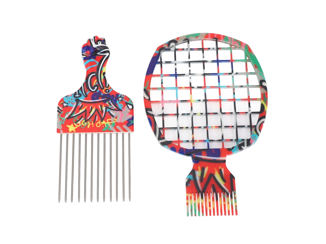 Vlrla-para Homens Aço Inoxidável Cabelo Twist Comb Conjunto