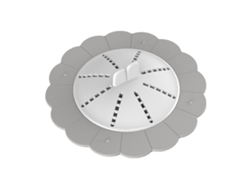 Filtro antiobstrucción para desagüe de baño y cocina, color gris