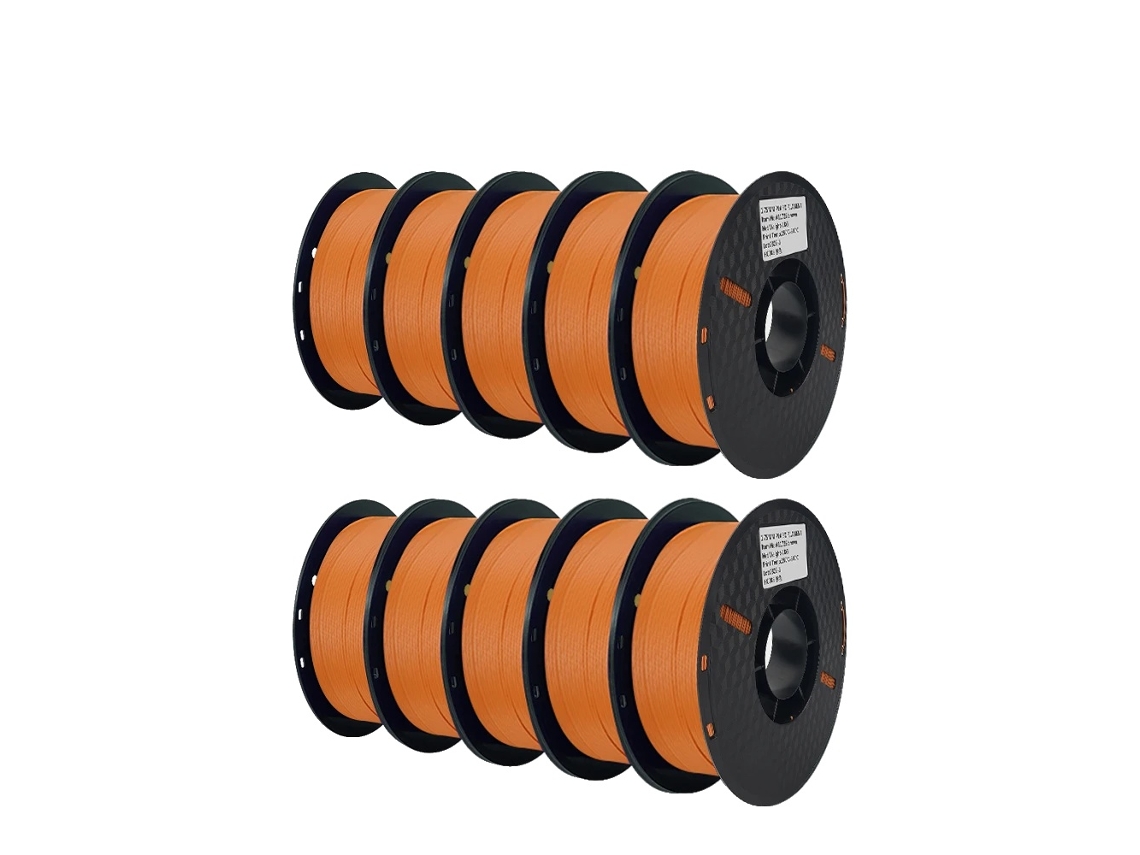 Filamento PLA para impresora 3D, diámetro de 1,75 mm, rollo de 1 kg, 10 kg PLA marrón OEM
