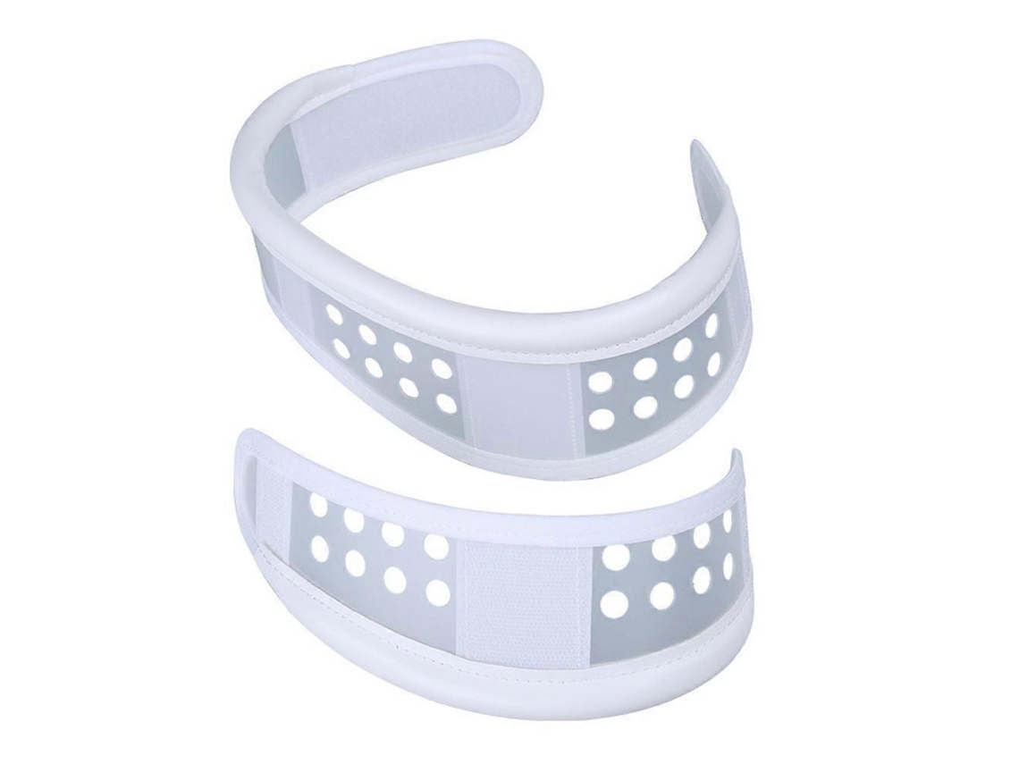 Soporte Cervical Ajustable Para Alivio De Dolor De Cuello Rígido Y Recuperación De Lesiones Talla M Blanco M Blanco