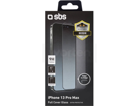 Protector de Pantalla Pantalla iPhone 13 Pro Max SBS Fullcover