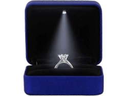 Caja de regalo para anillos de compromiso con luz LED Hengjian