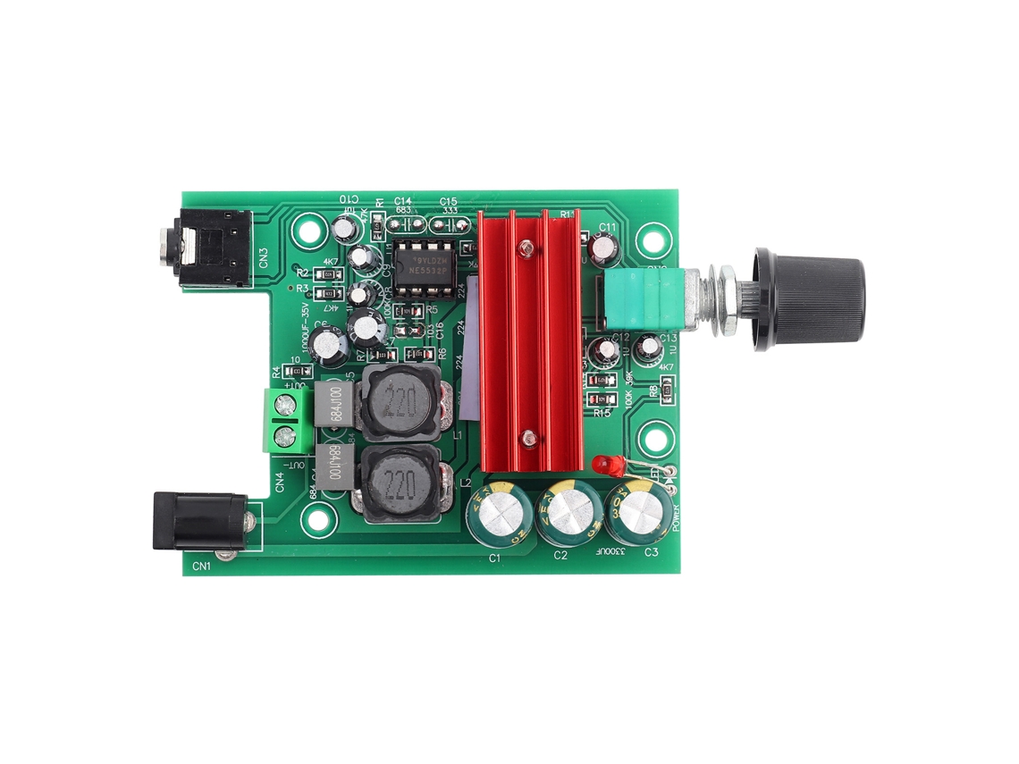Módulo amplificador de subwoofer digital (100 W, amplificador operacional Ne5532)
