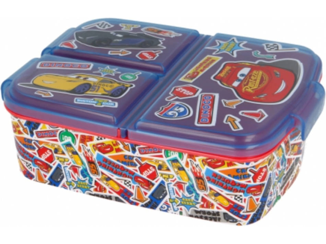Lonchera CARS (Azul - Plástico - 5 x 17 x 13 cm)