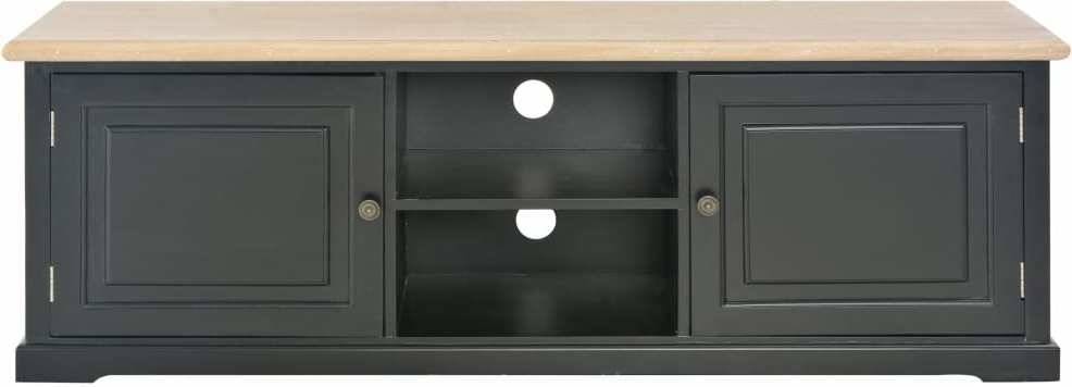 Mueble Para El televisor de madera negro 120x30x40 cm tv vidaxl 120x30x40cm