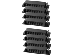 2 8 (paquete De 4 Clips Adhesivos Con Orificios Para Cables De Alimentación Y Auriculares)