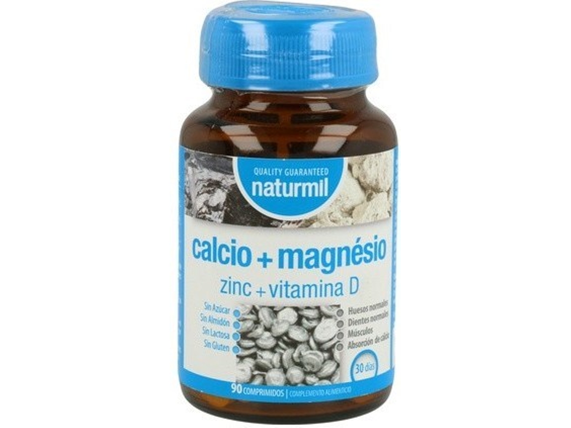 Complemento Alimentar NATURMIL Cio+Magnesio+Zinc Vit D (90 Comprimidos)