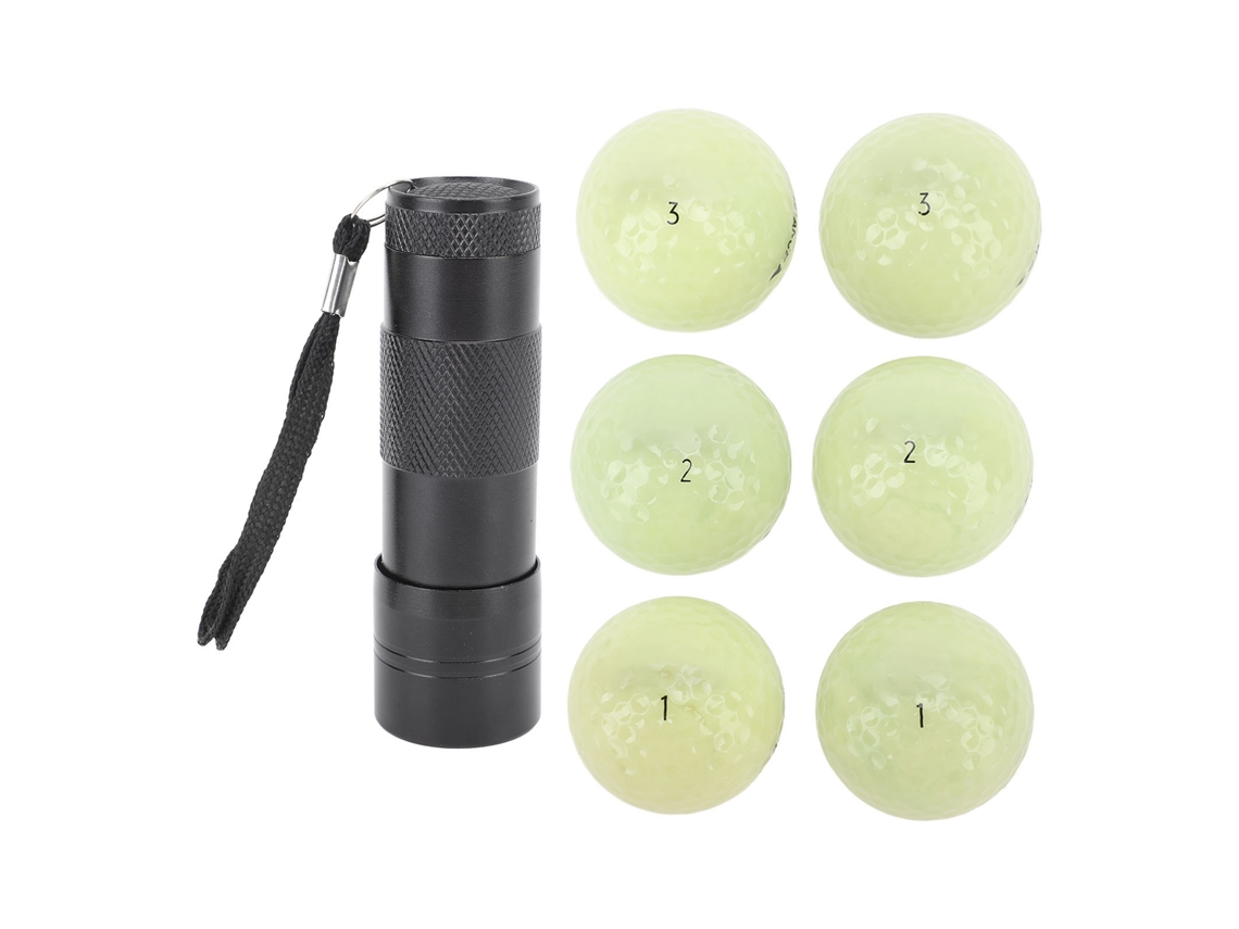 2026-6 Pelotas De Golf Luminosas Para Deportes Nocturnos Fluorescentes Brillantes De Largo Duración Para Hombres Y Mujeres