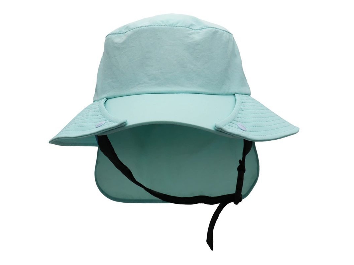 2026-gorra De Cubo Surf Protección Uv Unisex Con Correa De Barbilla Impermeable Y Aleta Desmontable Azul