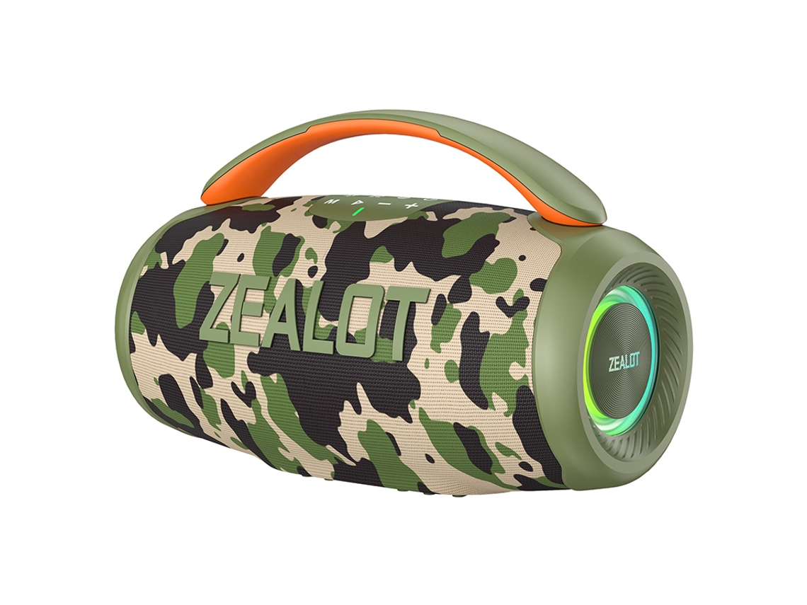 Altavoz Bluetooth MDUG de 50 W, compatible con Bluetooth 5.4, sonido estéreo con iluminación oculta controlable