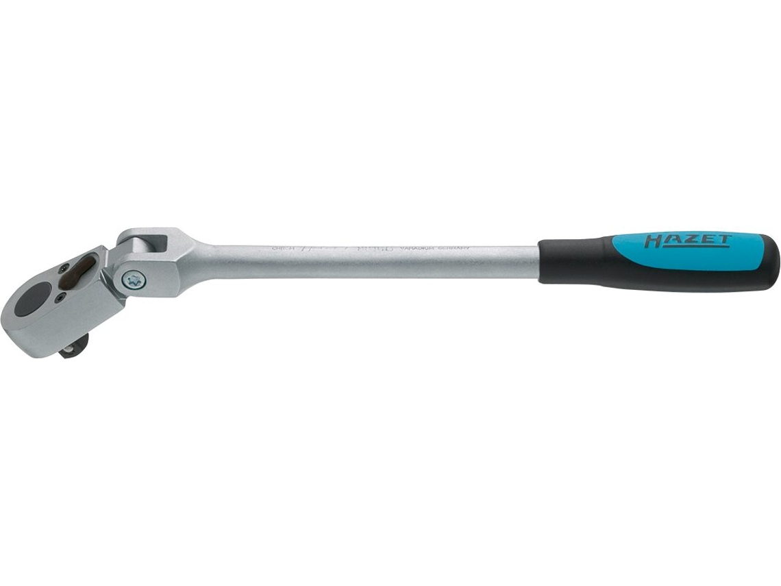 HAZET 8816G Carraca Reversible Articulada: Cuadrado Macizo 3/8 Pulgadas 10 Mm 276 Mm