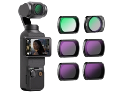Juego de filtros magnéticos Neewer Nd/CPL/UV compatible con los accesorios DJI Osmo Pocket 3 Creator Combo