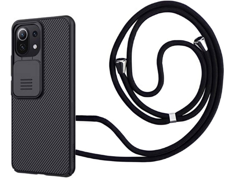 Funda Xiaomi Mi 11 Lite 5G Camshield con Collar Negro
