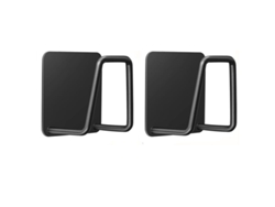 Esponja para fregadero de cocina Rebe-portasos, 2 unidades, acero inoxidable 304, resistente a roturas, color negro.