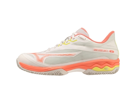 Zapatillas de Mujer MIZUNO Terra Batida Wave Exceed Blanco (41)