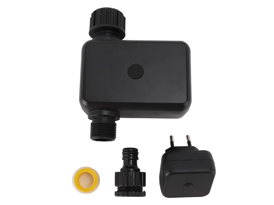 Temporizador De Riego Inteligente Con Wifi, Bluetooth, Control Remoto, Aplicación, Control Por Voz Y Manguera De Jardín.