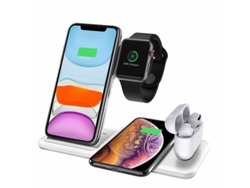 Cargador Estação Carregamento Qi Para Apple, Samsung Yizhood Blanco