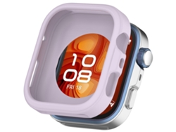 Funda Para Huawei Watch Fit 4 Funda Protectora De Silicona Suave (Morado Claro) GERTIZ